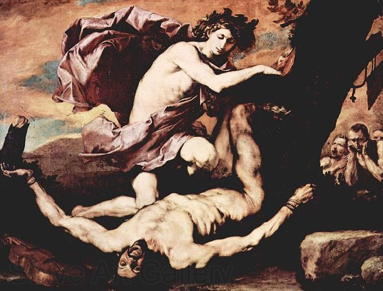 Jose de Ribera L Apollo e Marsia di Jusepe de Ribera e un quadroche si trova a Napoli nel Museo di Capodimonte (inv. Q 511), nella Galleria Napoletana. Fa parte dell France oil painting art